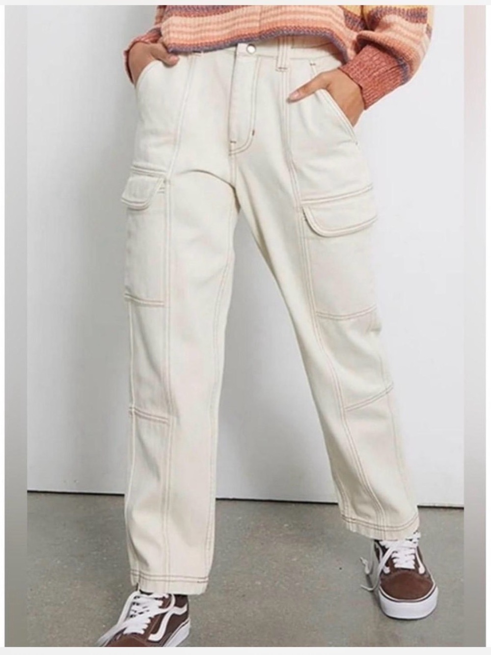PacSun Bone Utility Cargo Pants Elastic Waist Pristine XS